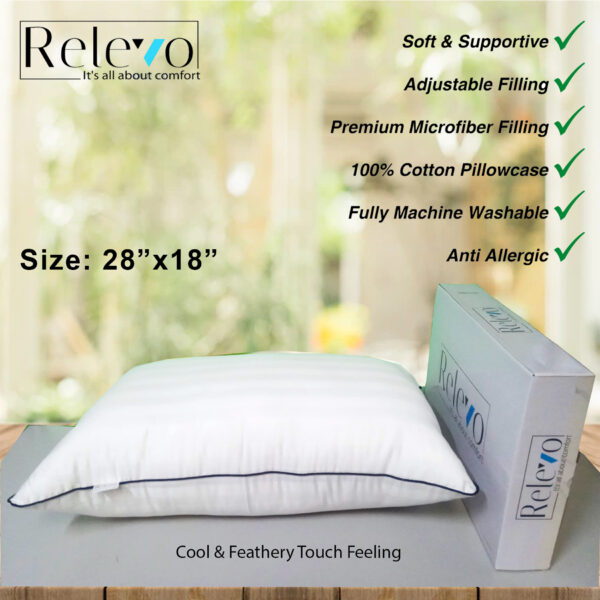 Relevo Premium Pillow - 28" x 18"