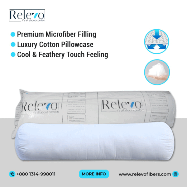 Relevo Premium Bolster Pillow